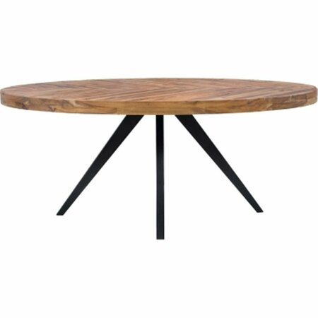MOES HOME COLLECTION 30 x 72 x 42 in. Parq Oval Dining Table TL-1019-14
